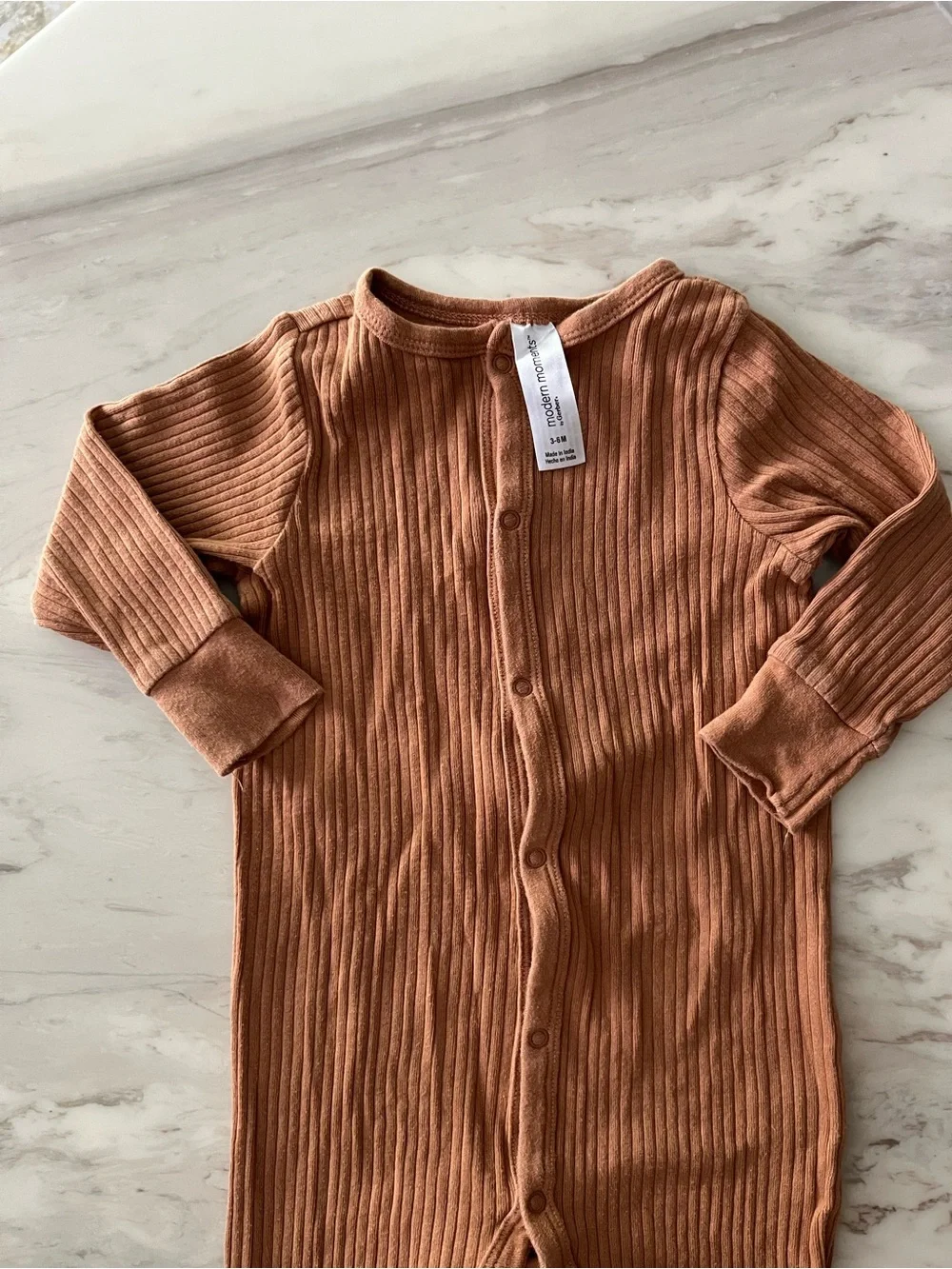 Gerber Ribbed One-Piece Romper - Picture 3 of 4